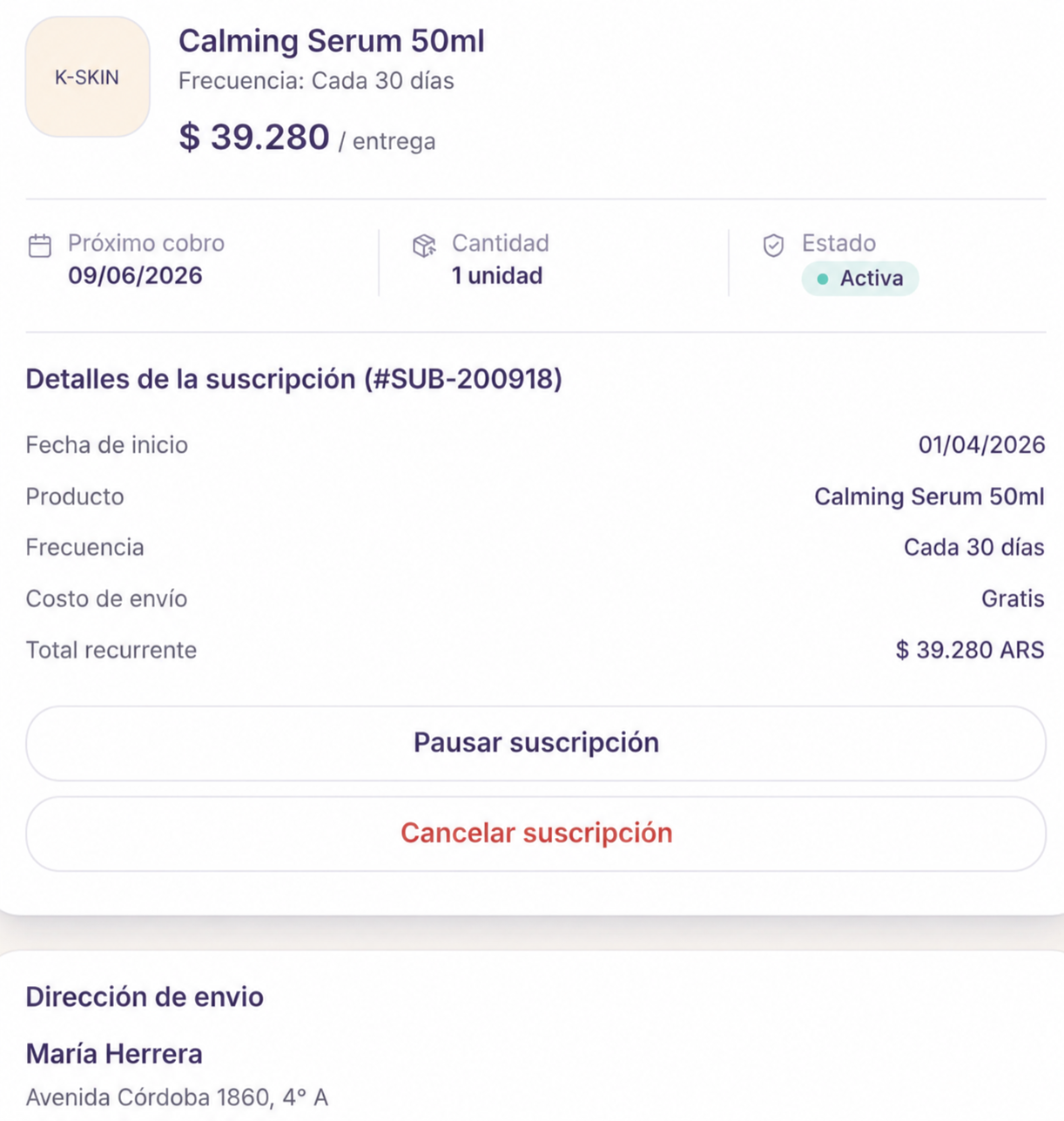 Portal del Suscriptor